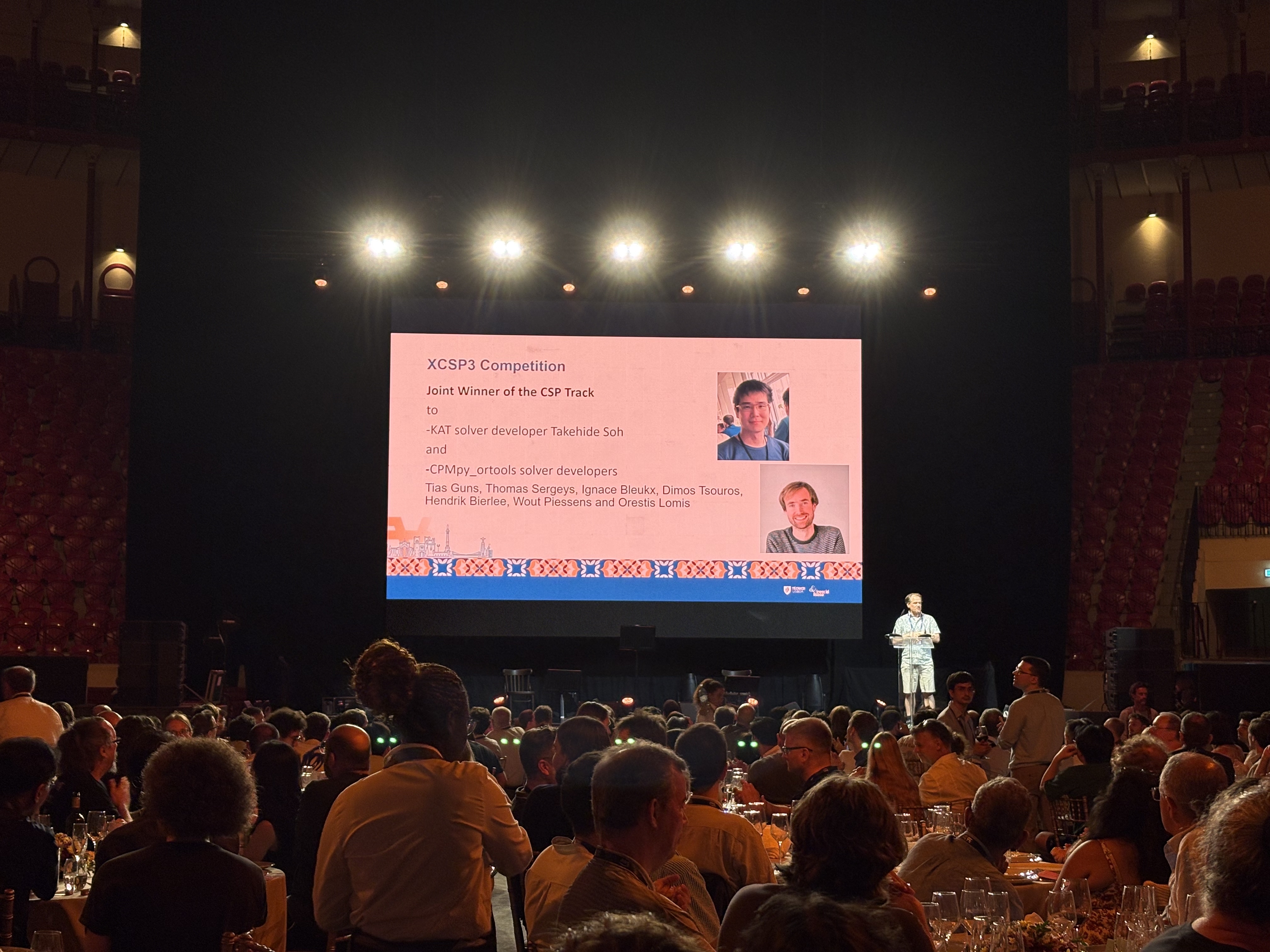 XCSP3 Competition 2026 award ceremony photo